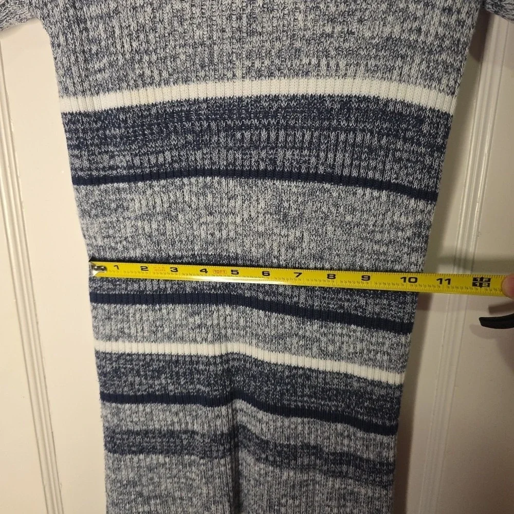 Y2K Women's‎ striped knit Mini whimsy sweater Dress Small